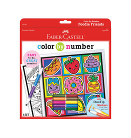 FABER-CASTELL Faber-Castell Color by Number Foodie Friends
