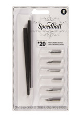 SPEEDBALL ART PRODUCTS Speedball Drawing & Lettering, #20 General Purpose Pen Set