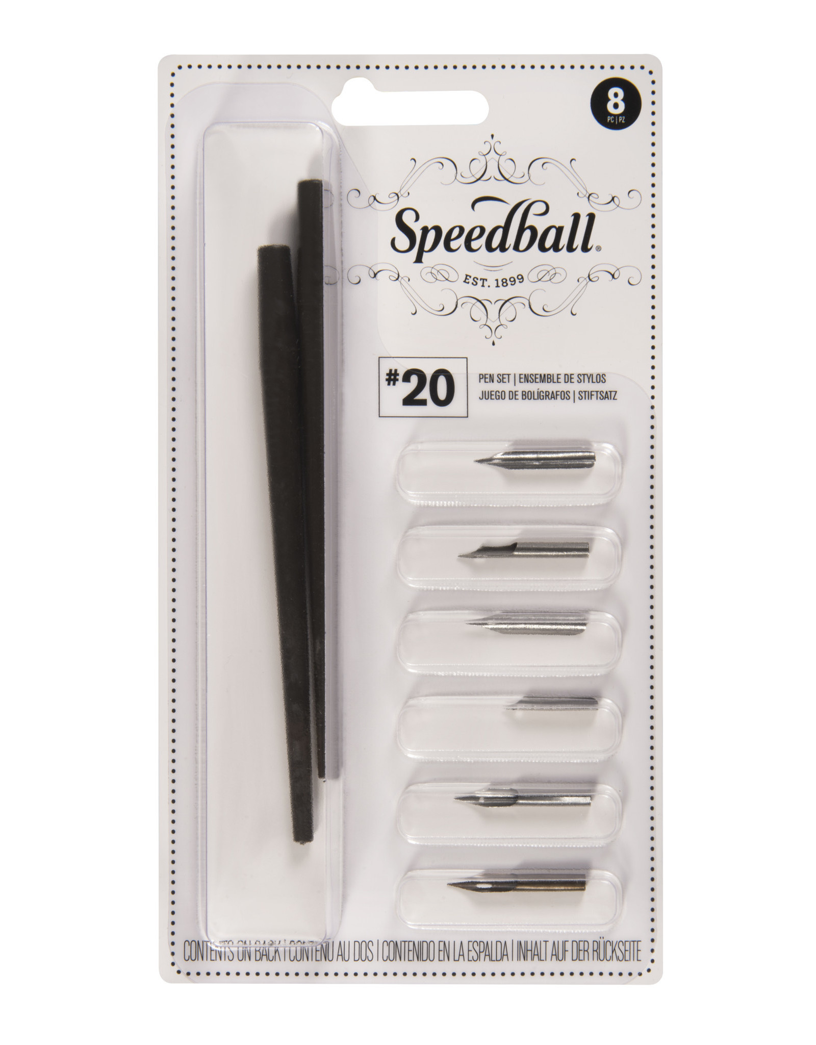 SPEEDBALL ART PRODUCTS Speedball Drawing & Lettering, #20 General Purpose Pen Set