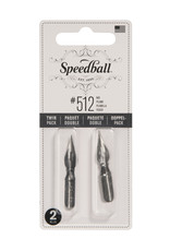 SPEEDBALL ART PRODUCTS Speedball #512 Nibs, Set of 2