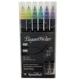 SPEEDBALL ART PRODUCTS Speedball Elegant Writer®, Dual-Tipped Set of 12