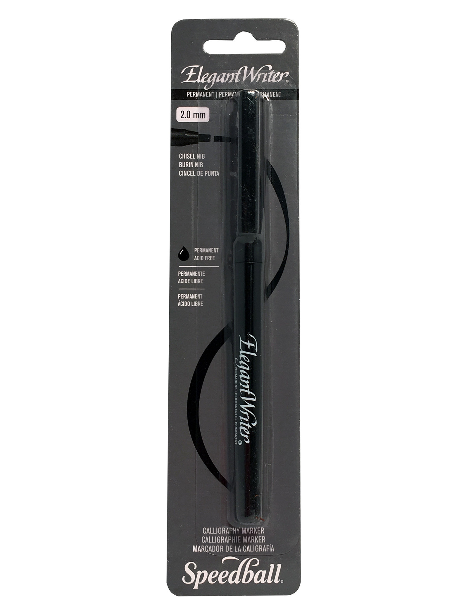 SPEEDBALL ART PRODUCTS Speedball Elegant Writer® Permanent Marker, Black (F)