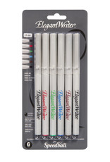 SPEEDBALL ART PRODUCTS Speedball Elegant Writer® 6 Pen Fine, Assorted Colors, Carded