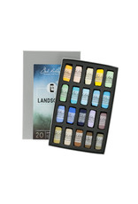 Jack Richeson Jack Richeson Hand Rolled Soft Pastels, Landscape Set of 20