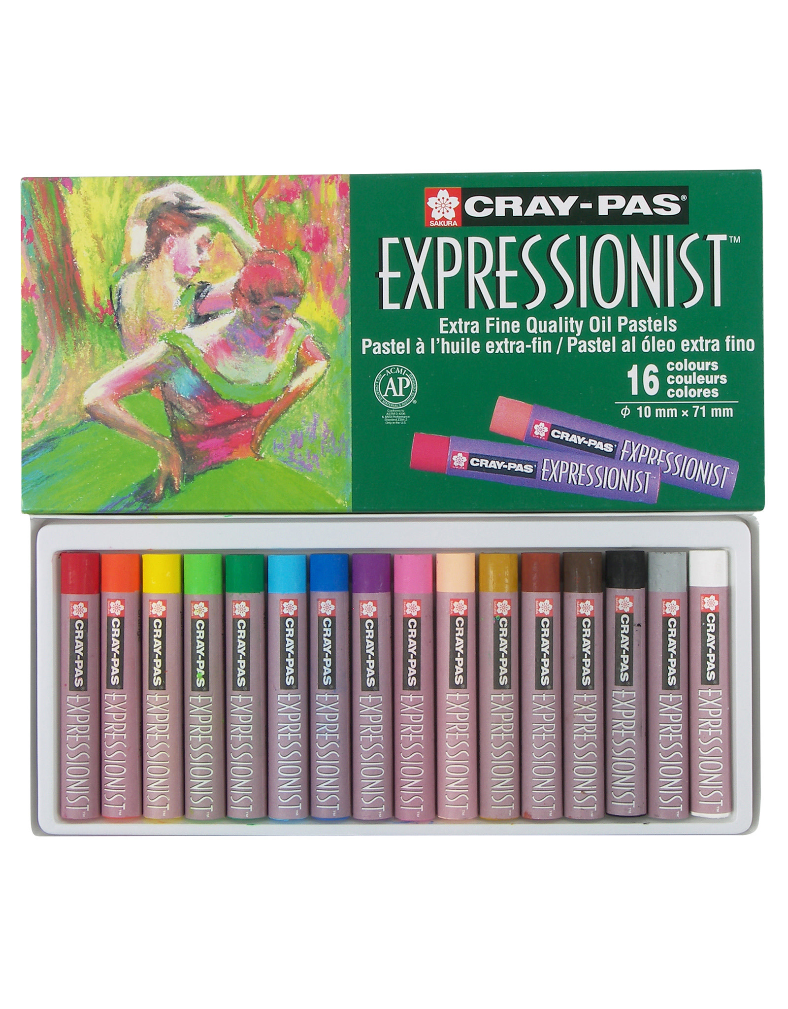 Sakura Craypas Expressionist 16 Pc Set 16 Colors