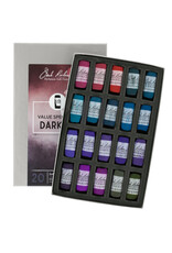 Jack Richeson Jack Richeson Hand Rolled Pastels Set of 20 (Dark Value 2)