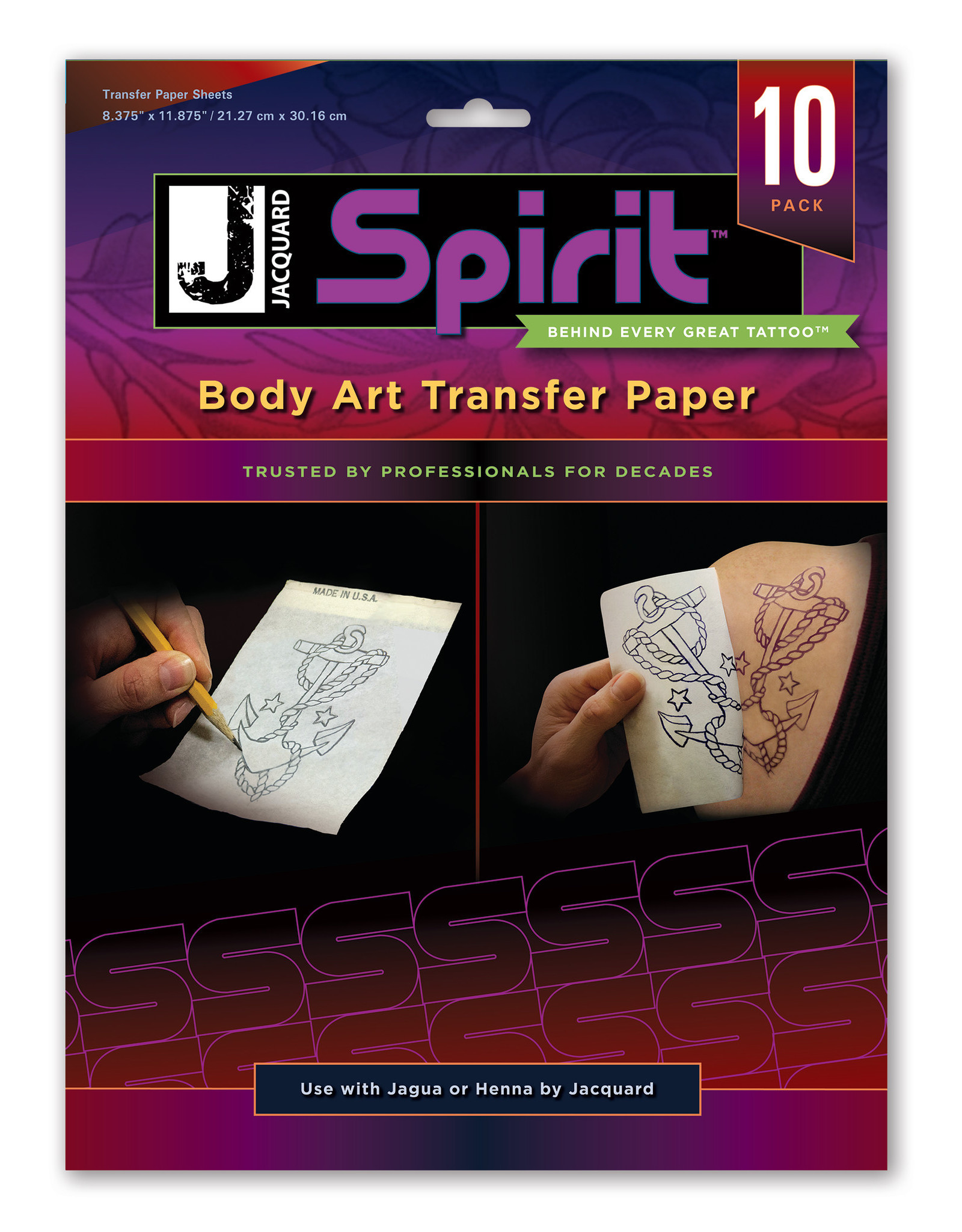 Jacquard Jacquard Spirit Transfer Paper 10 Pack