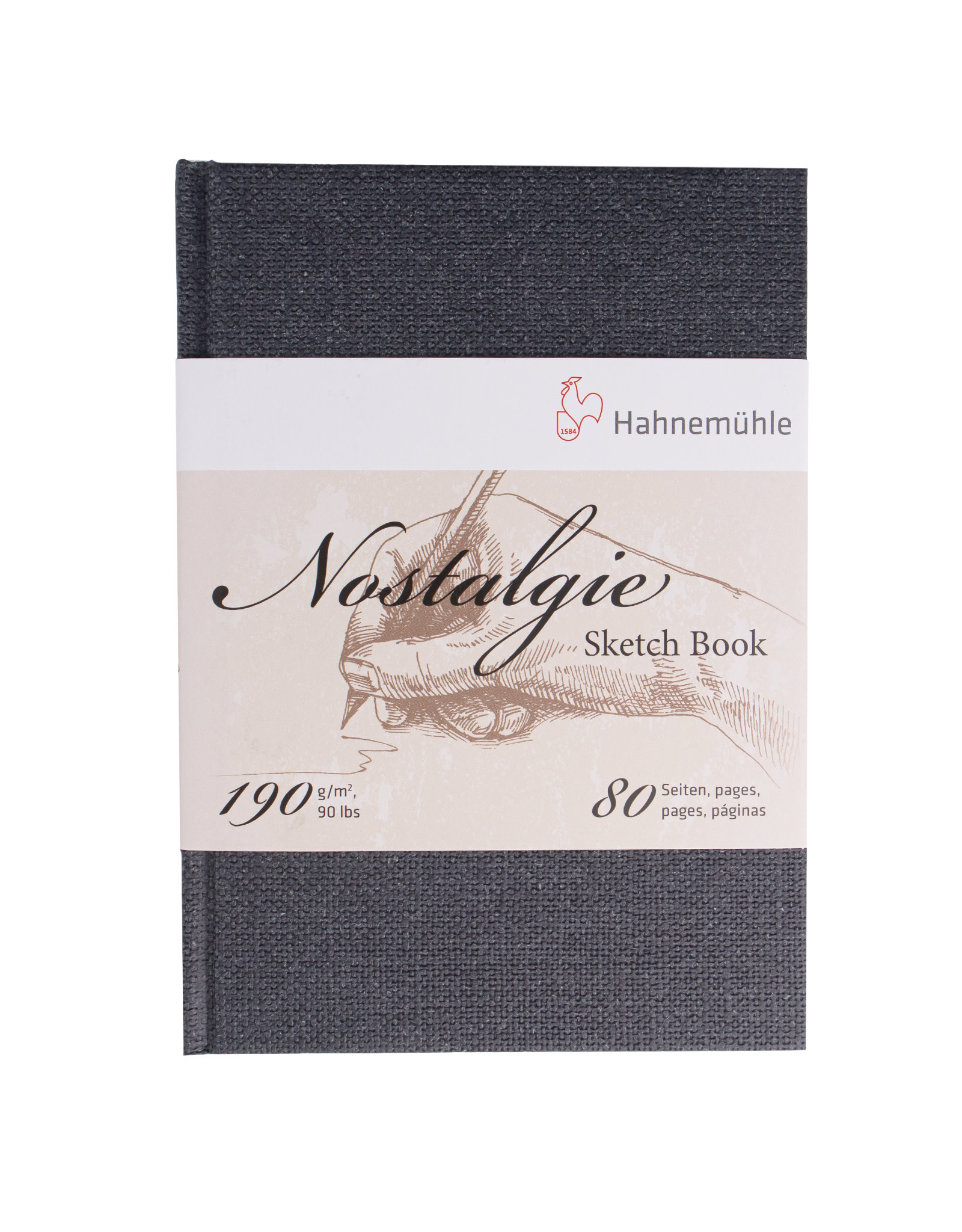Hahnemuhle Hahnemuhle Nostalgie Hard Cover Sketchbook, Portrait, 10cm x 15¼cm