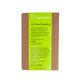 Hahnemuhle Hahnemuhle Travel Booklet, Set of 2, 9cm x 14cm