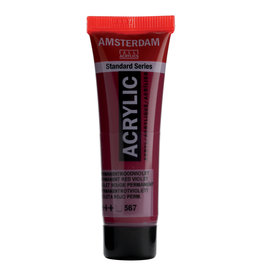 Royal Talens Amsterdam Standard Acrylic, Perm.Rd.Violet 20ml