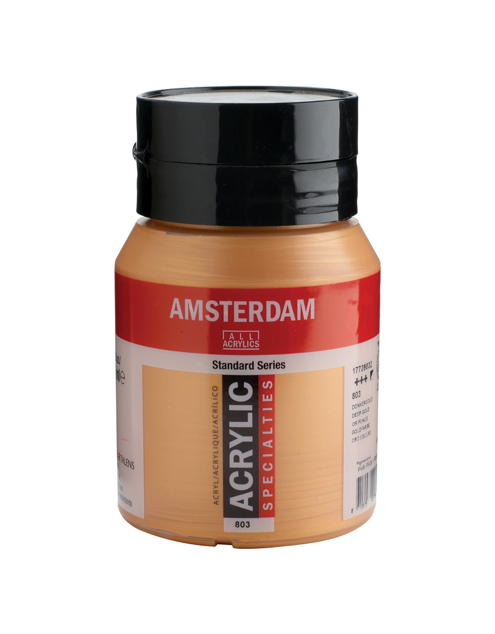 Royal Talens Amsterdam Standard Acrylic, Deep Gold 500ml