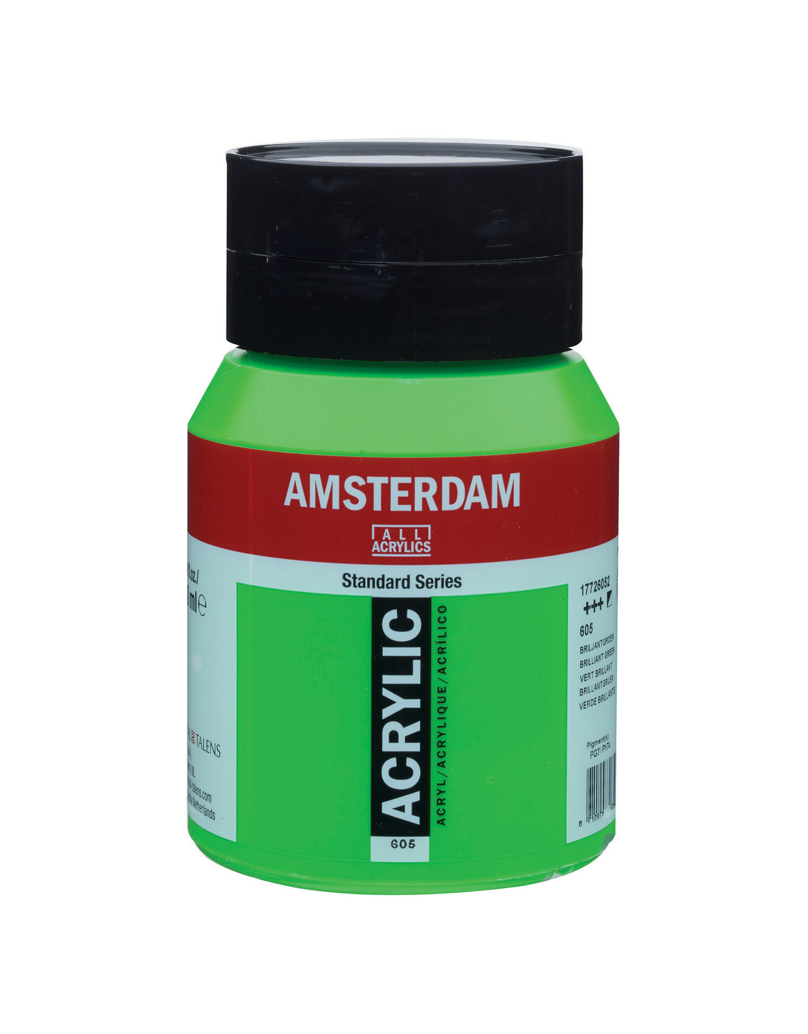 Royal Talens Amsterdam Standard Acrylic, Brilliant Green 500ml