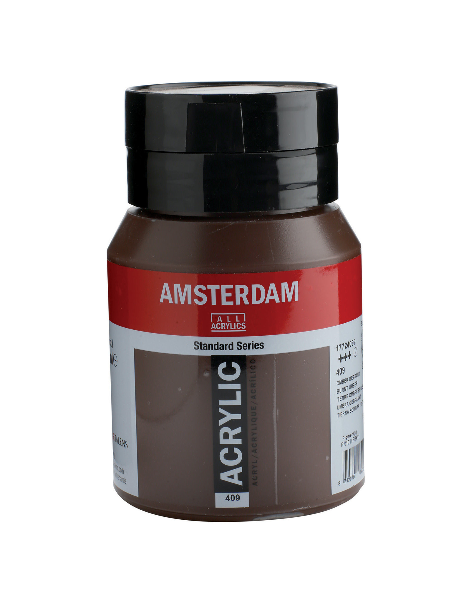 Royal Talens Amsterdam Standard Acrylic, Burnt Umber 500ml