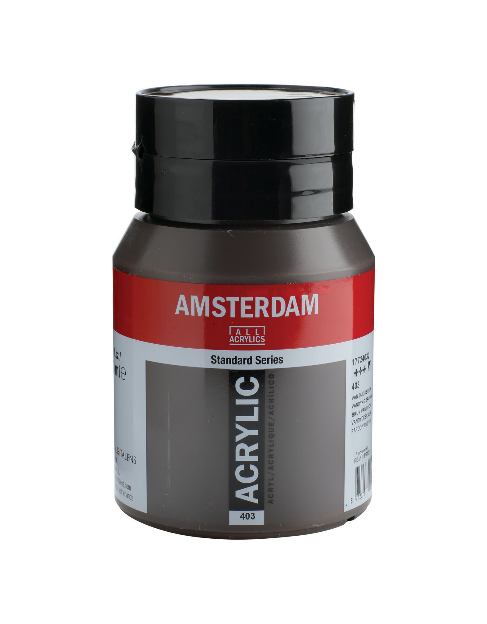Royal Talens Amsterdam Standard Acrylic, Van Dyke Brown 500ml