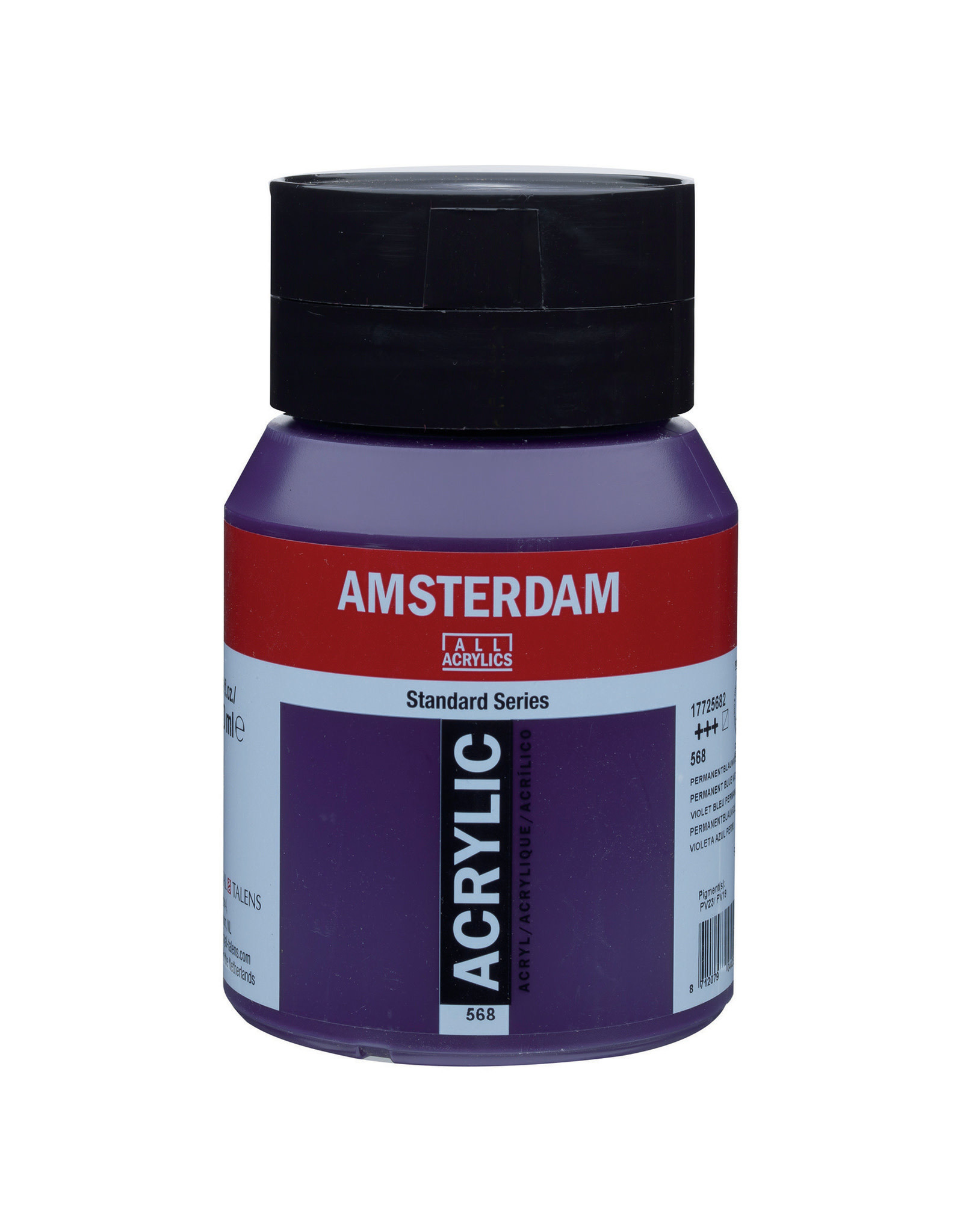 Royal Talens Amsterdam Standard Acrylic, Permanent Blue Violet 500ml