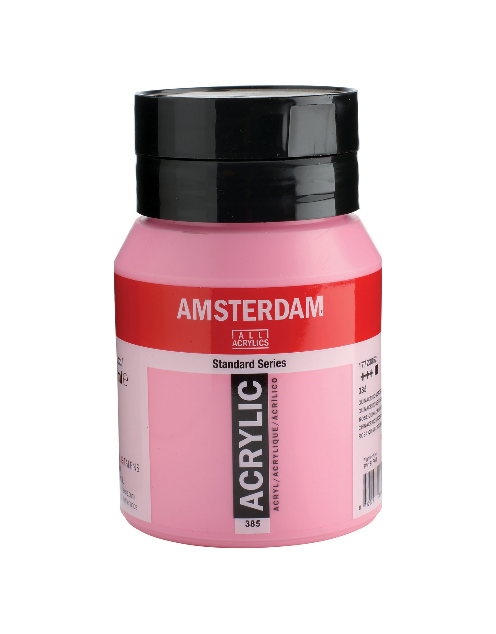 Royal Talens Amsterdam Standard Acrylic, Quinacridone Rose Light 500ml