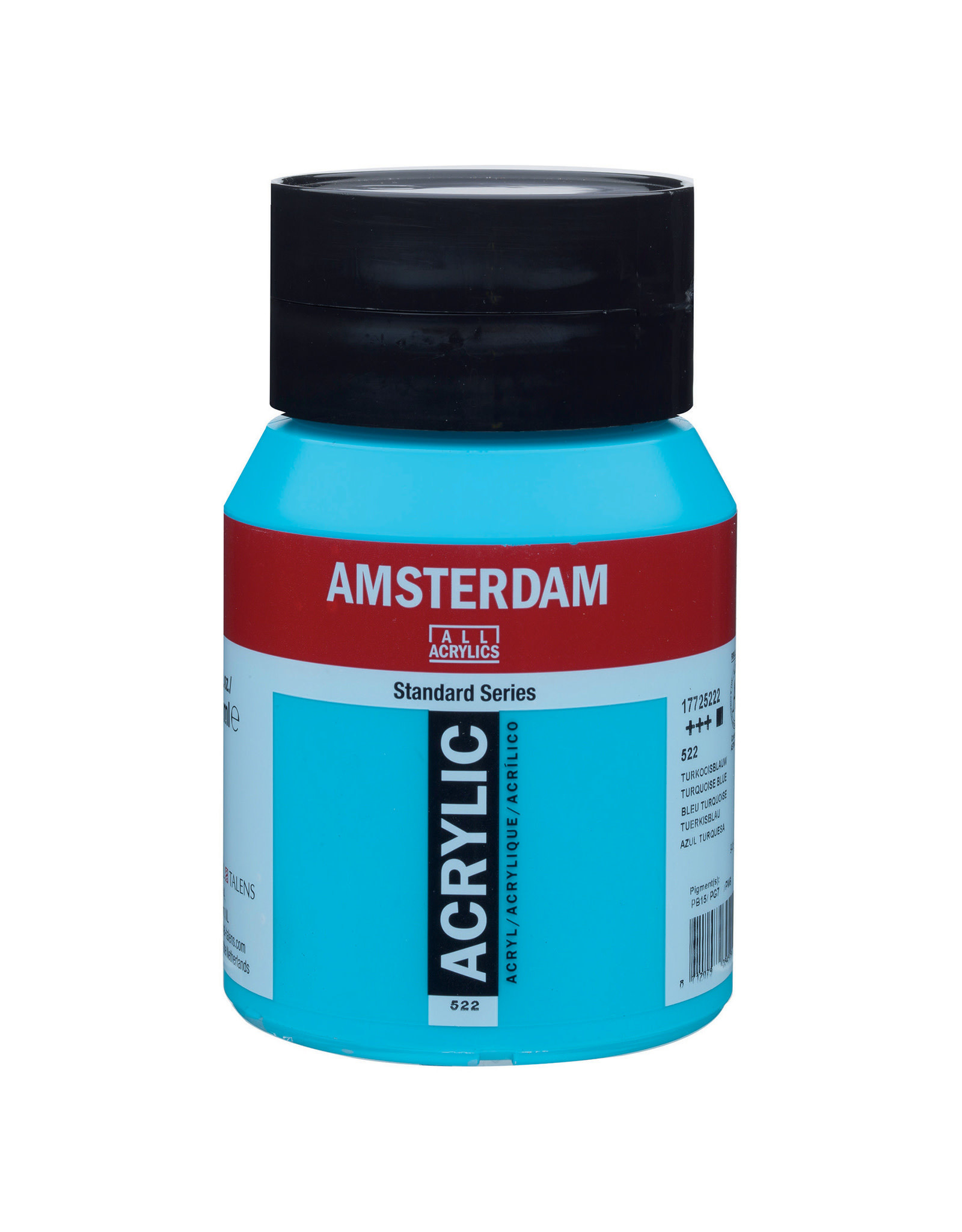 Royal Talens Amsterdam Standard Acrylic, Turquoise Blue 500ml