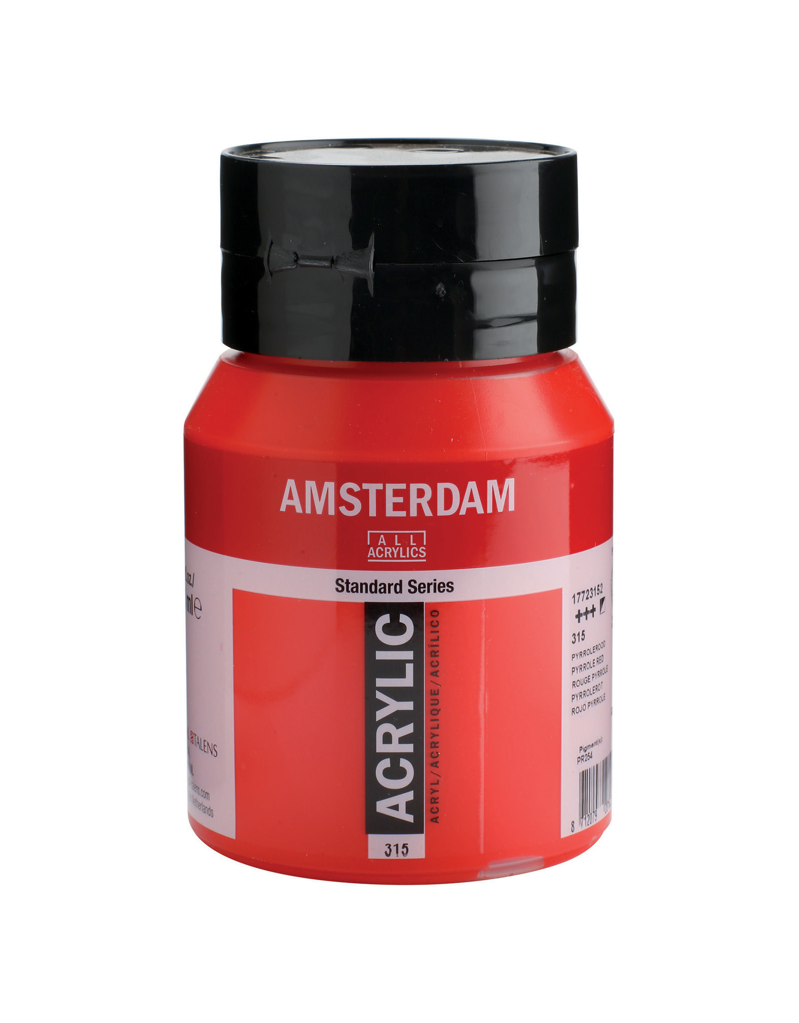 Royal Talens Amsterdam Standard Acrylic, Pyrrole Red 500ml