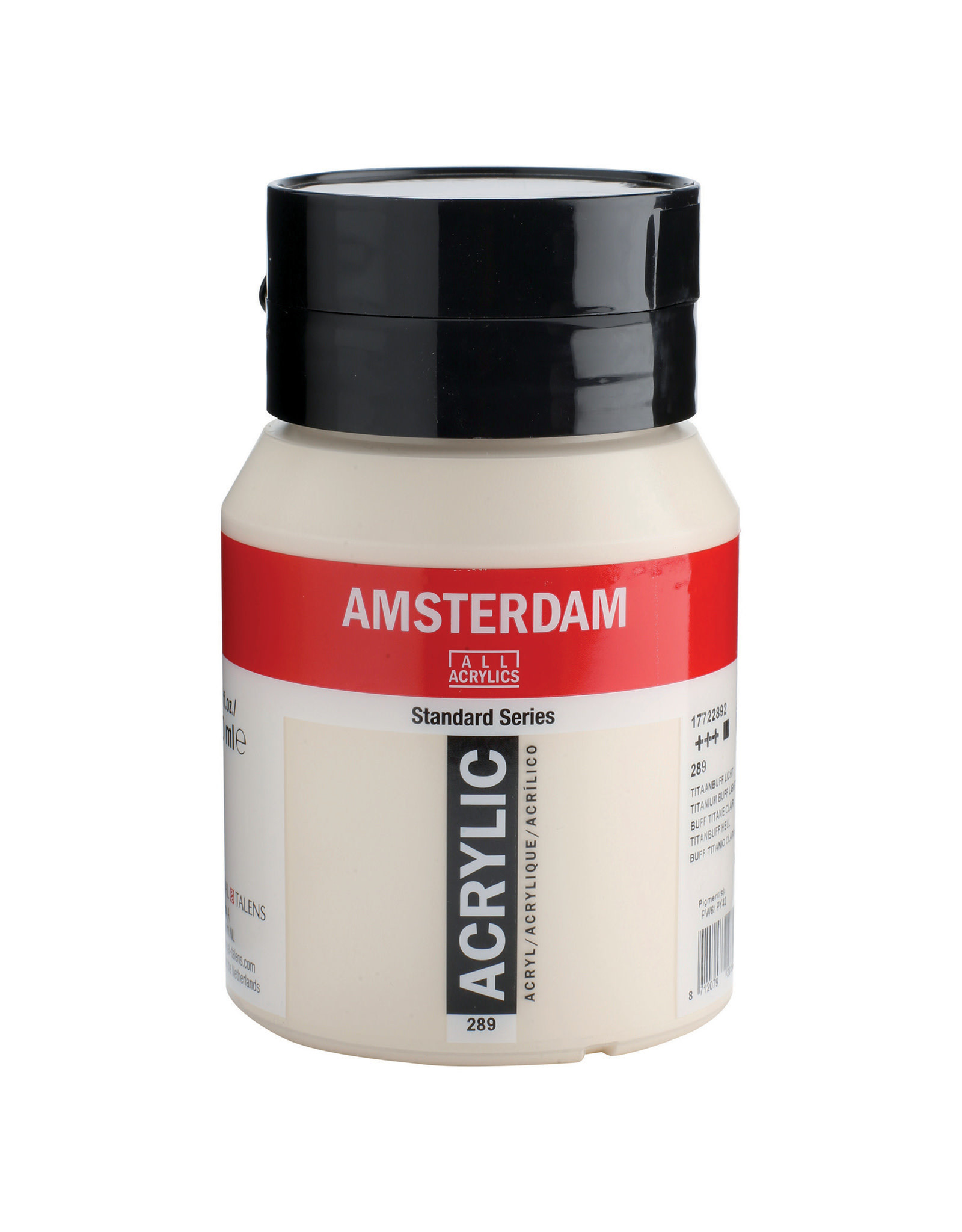 Royal Talens Amsterdam Standard Acrylic, Titanium Buff Light 500ml