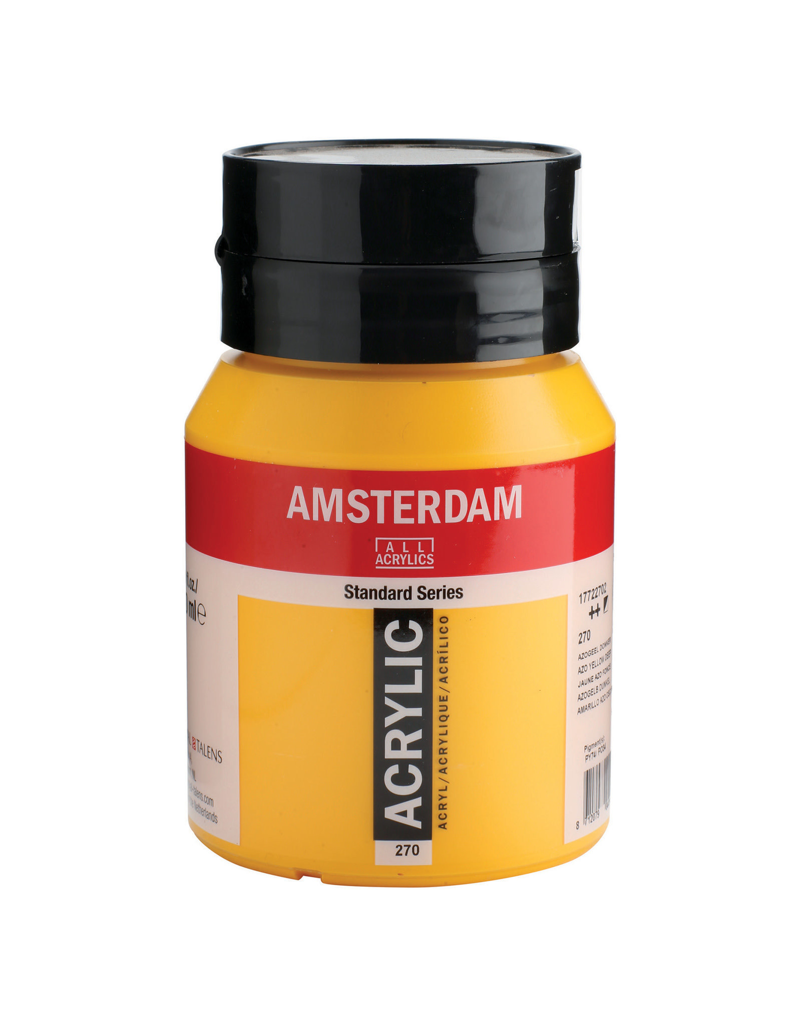 Royal Talens Amsterdam Standard Acrylic, Azo Yellow Deep 500ml