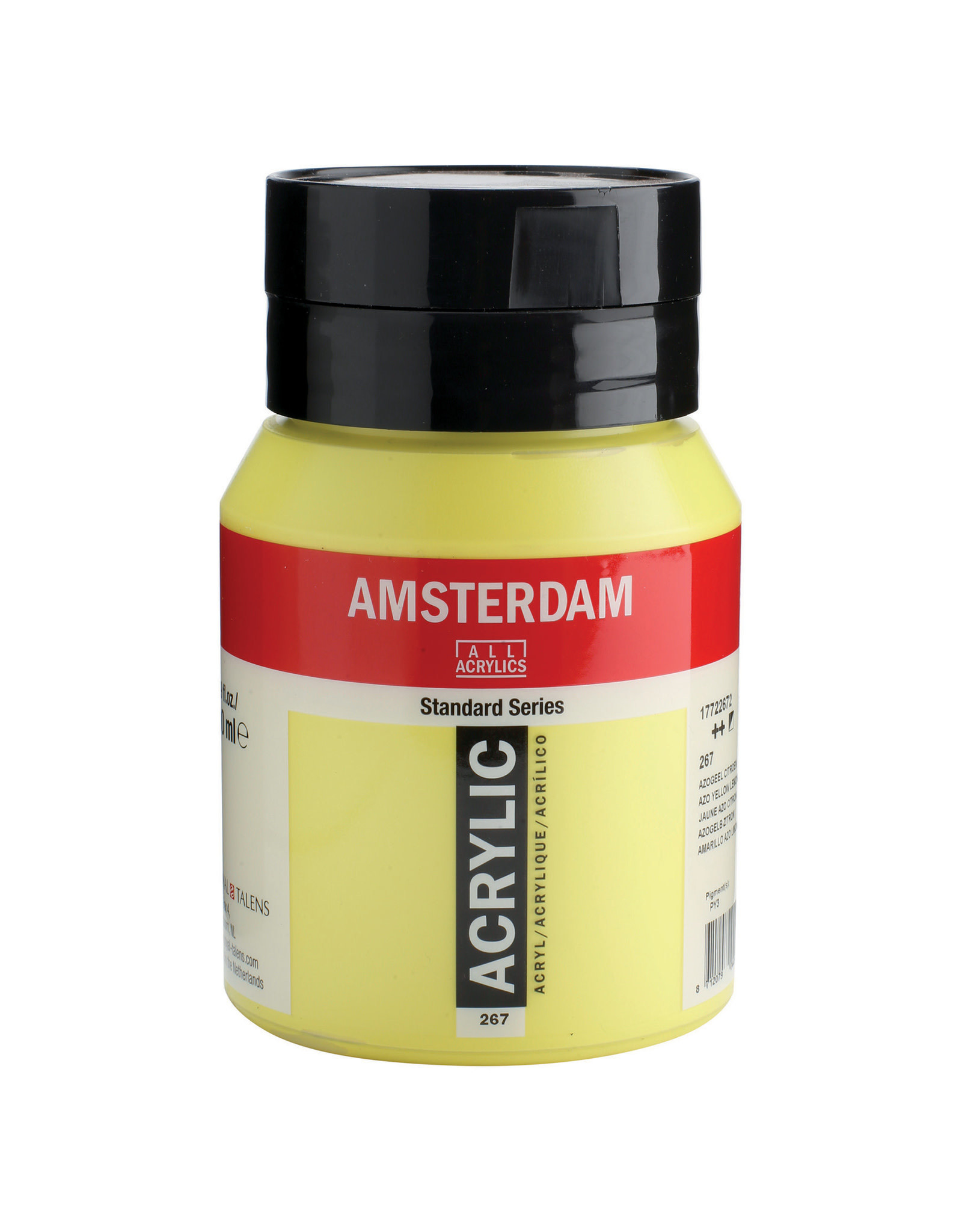 Royal Talens Amsterdam Standard Acrylic, Azo Yellow Lemon 500ml