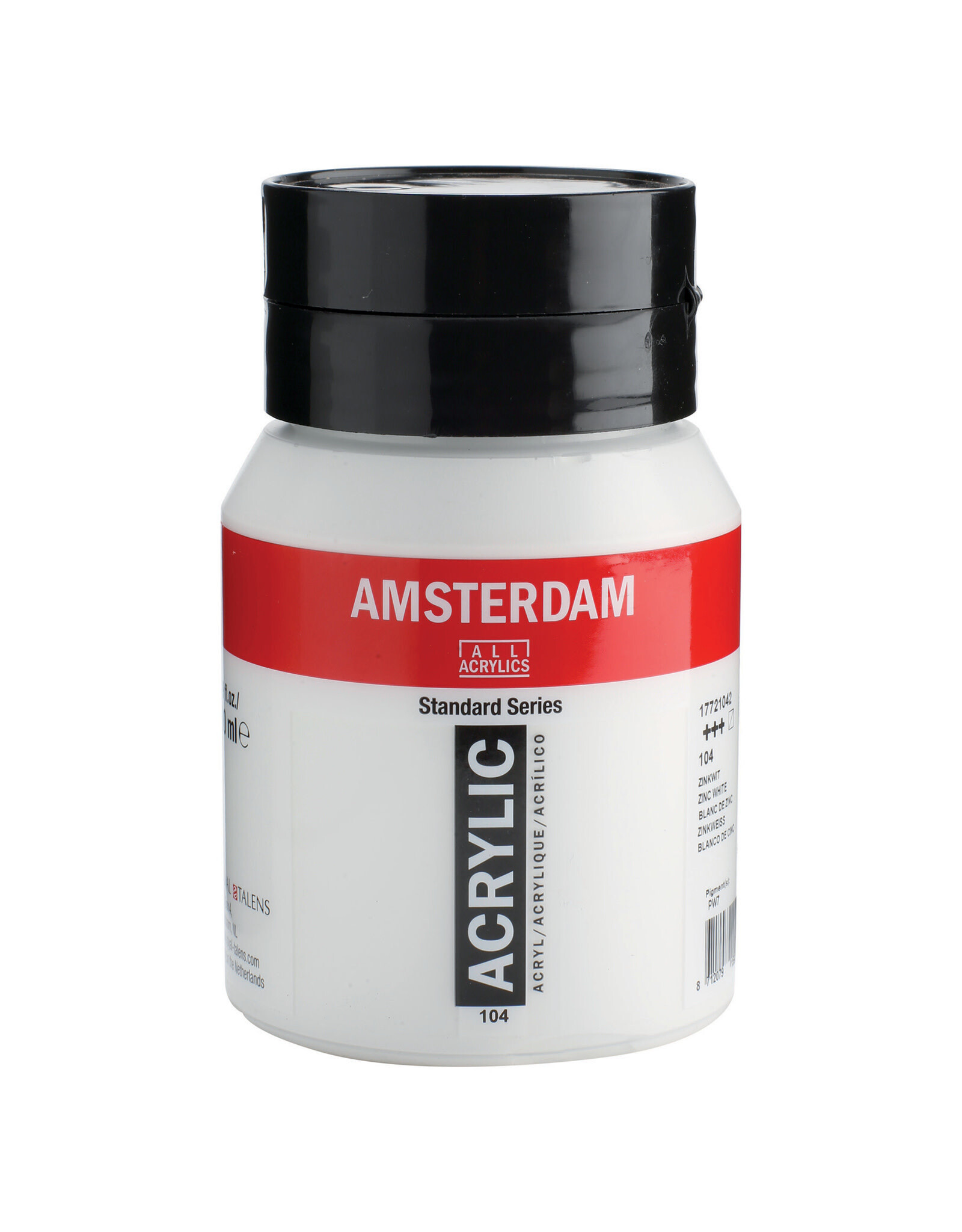 Royal Talens Amsterdam Standard Acrylic, Zinc White 500ml