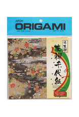 AITOH Aitoh Origami Paper, Washi Yuzen Chiyogami, 5 Sheets