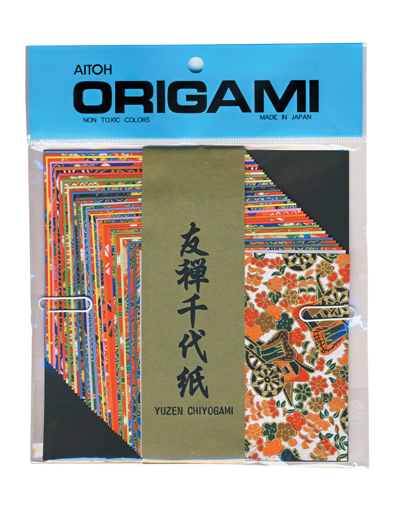 AITOH Aitoh Origami Paper, Miniature Yuzen Chiyogami, 40 Sheets