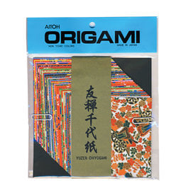 AITOH Aitoh Origami Paper, Miniature Yuzen Chiyogami, 40 Sheets