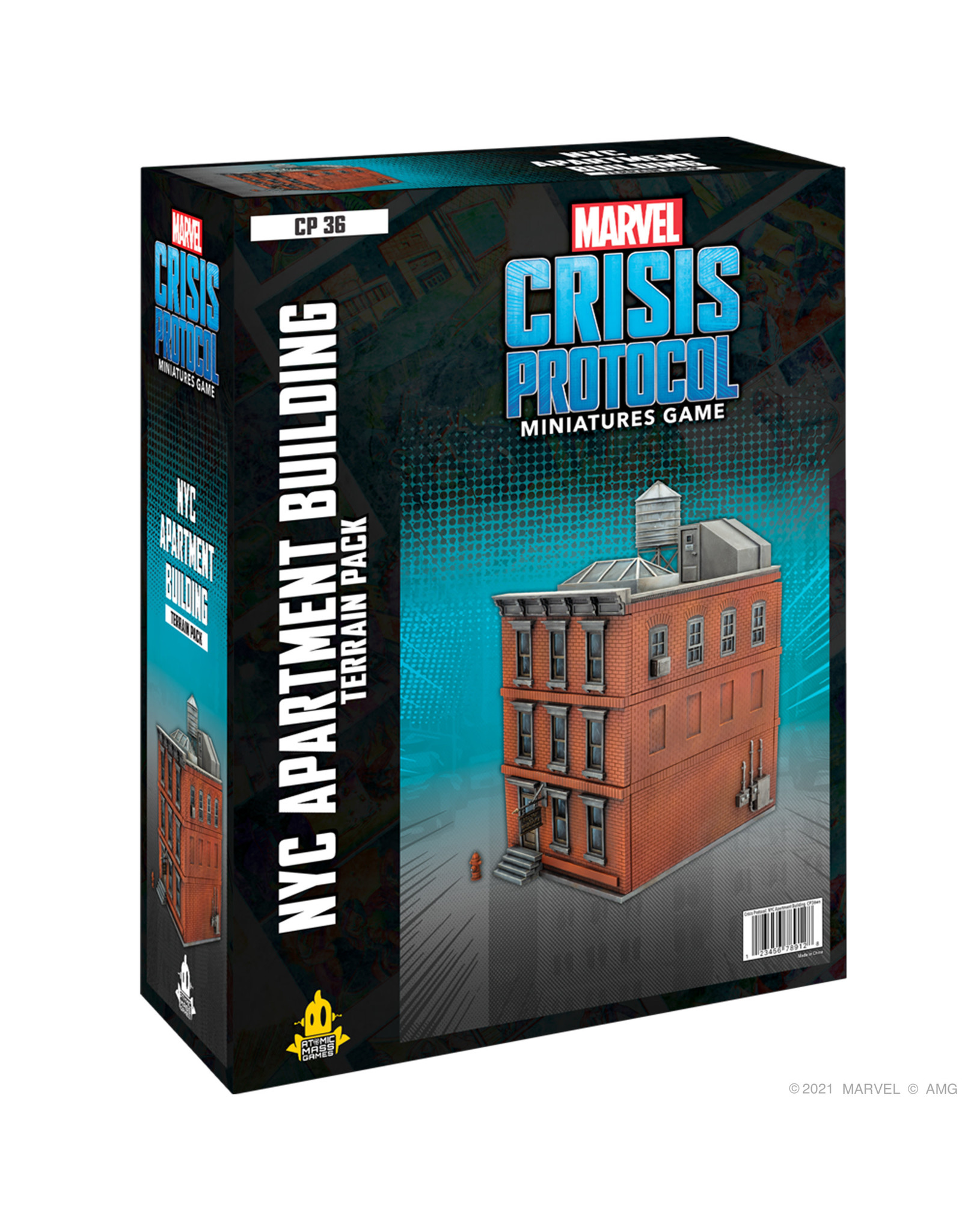 Marvel Crisis Protocol Marvel Crisis Protocol NYC Apartment Building Terrain Pack