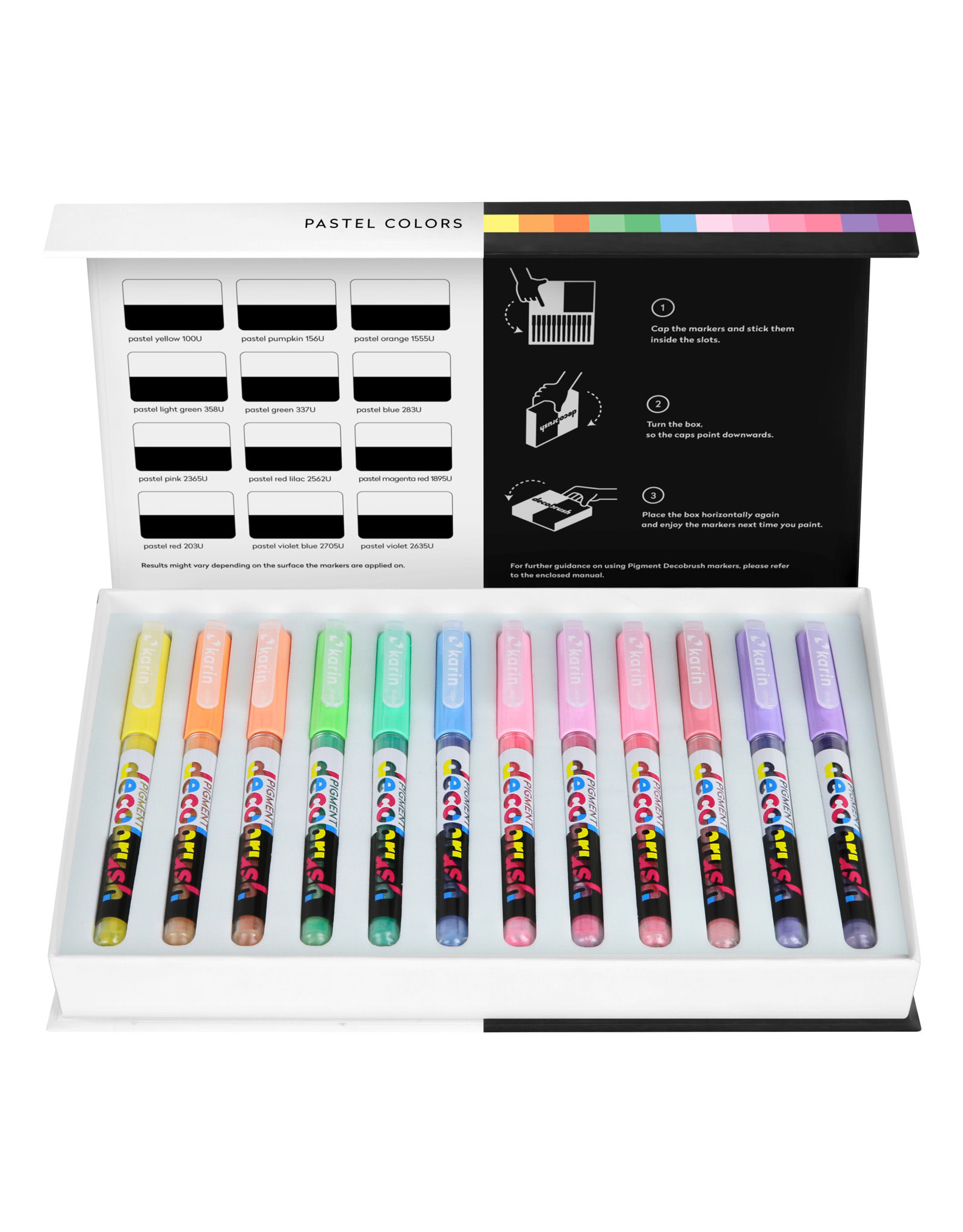 Karin markers Pigment Decobrush - Nature Colors - 12 colores GENERICO