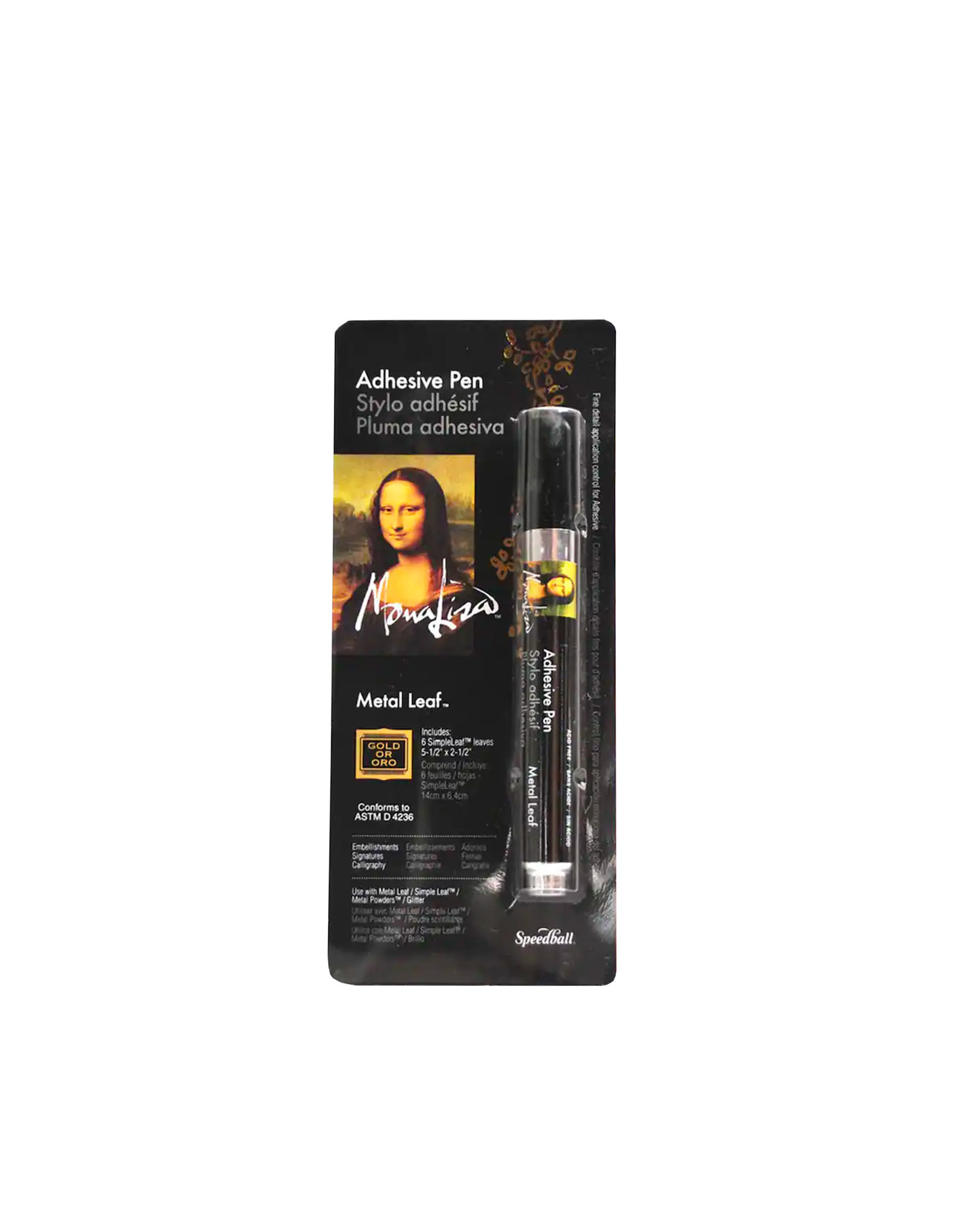 SPEEDBALL ART PRODUCTS Mona Lisa Adhesive Leaf Pen