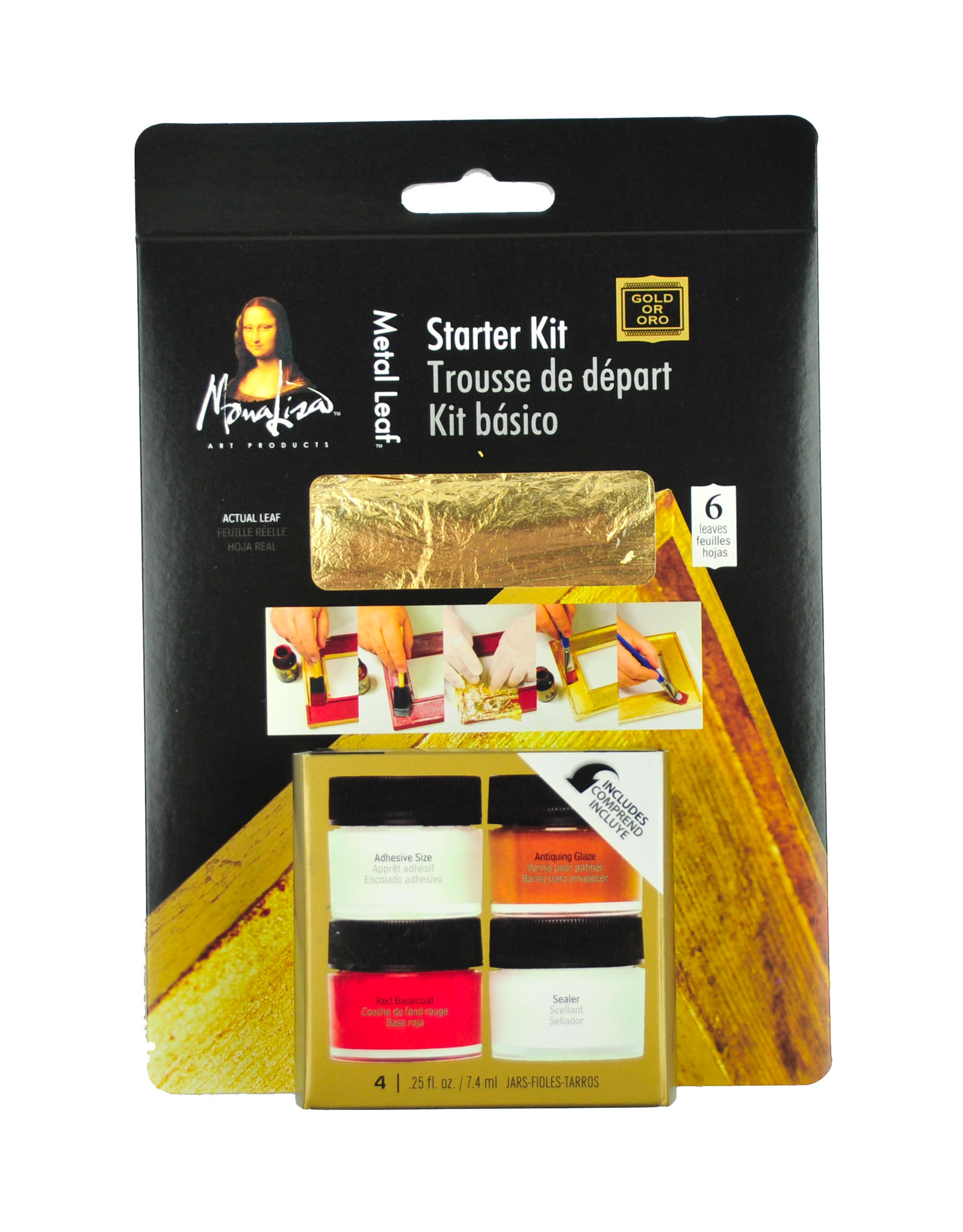 Mona Lisa Gold Leaf Starter Kit - The Art Store/Commercial Art Supply