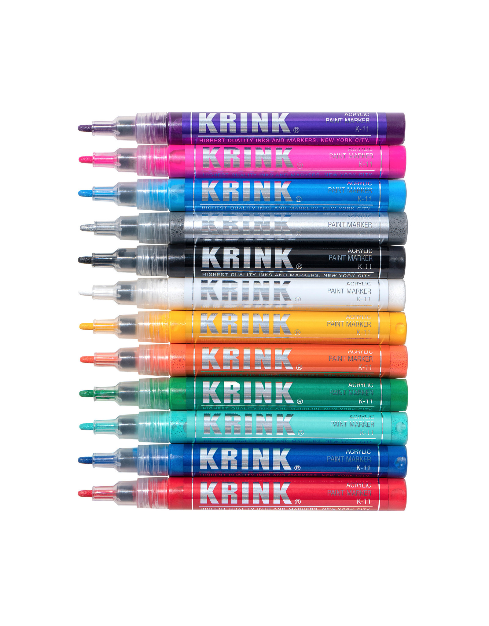 Extra Fine Tip acrylic markers - Set of 42 thin markers