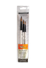 Daler-Rowney Simply Simmons 3 Piece To The Point Brush Set