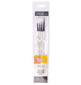 Daler-Rowney Simply Simmons 4 Piece Dot The Eyes Brush Set