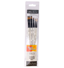 Daler-Rowney Simply Simmons 5 Piece Everything Brush Set