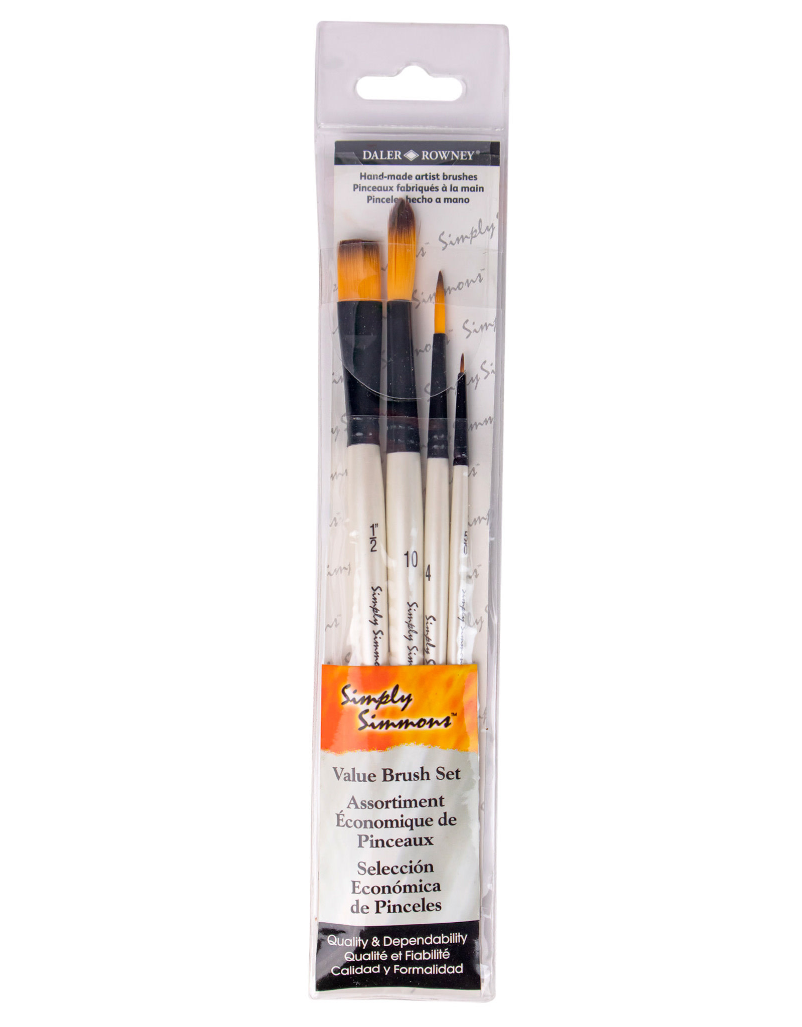 Simply Simmons 4 Piece Watercolor Brush Set - The Art Store/Commercial Art  Supply