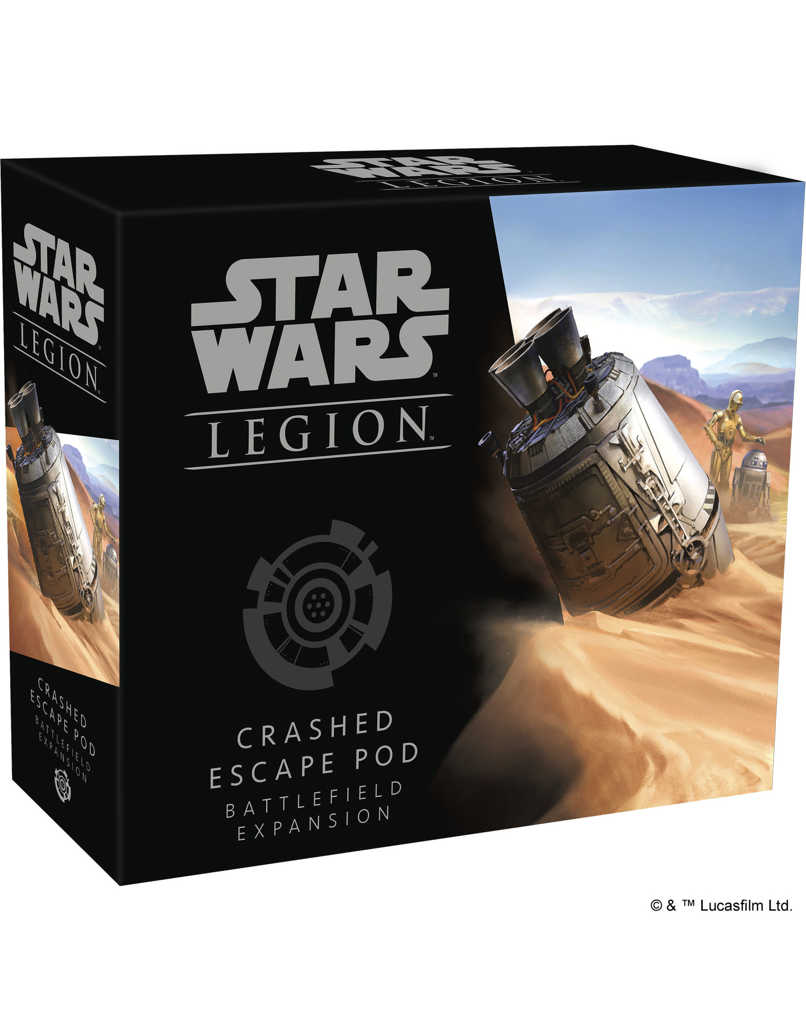 STAR WARS LEGION Star Wars Legion Crashed Escape Pod Battlefield Expansion