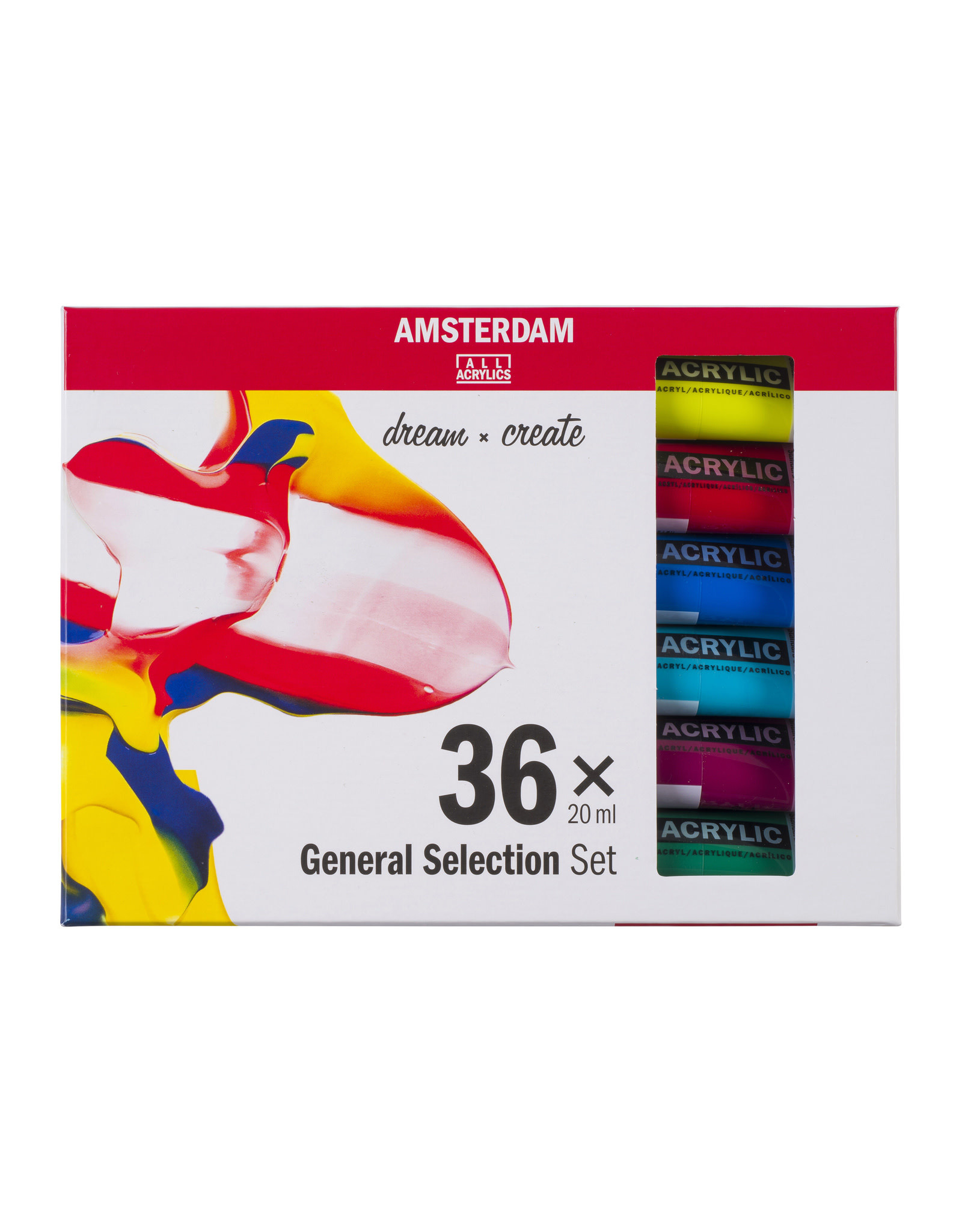 Royal Talens Amsterdam Standard Acrylic, Set Of 36