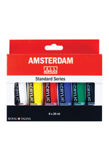 Royal Talens Amsterdam Standard Acrylic, Set Of 6