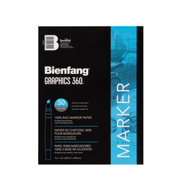 Bienfang Bienfang Marker Paper Pad, 9" X 12", 50 sheets