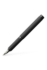 FABER-CASTELL Essentio Fountain Pen, Black Aluminum (M)