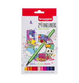 Royal Talens Bruynzeel Fineliner, Set of 24