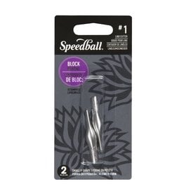 SPEEDBALL ART PRODUCTS Speedball Lino Cutter, #1 Small V, Set of 2