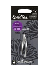 SPEEDBALL ART PRODUCTS Speedball Lino Cutter, #2 Large V, Set of 2