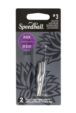 SPEEDBALL ART PRODUCTS Speedball Lino Cutter, #3 Small U Gouge, Set of 2