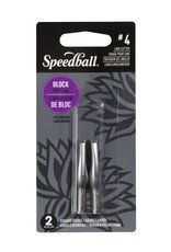 SPEEDBALL ART PRODUCTS Speedball Lino Cutter, #4 Square Gouge, Set of 2