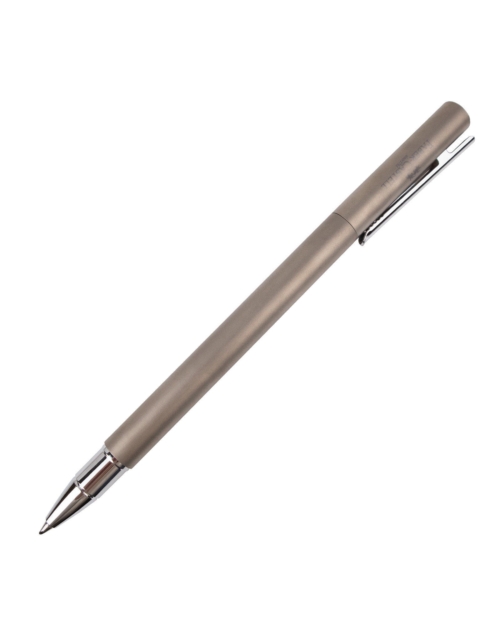 FABER-CASTELL NEO Slim Rollerball Pen, Matte Stainless Steel