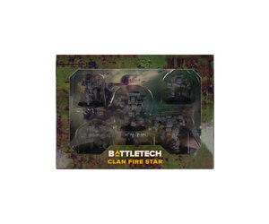 BattleTech Miniature Force Pack - Clan Fire Star - The Art Store/Commercial  Art Supply